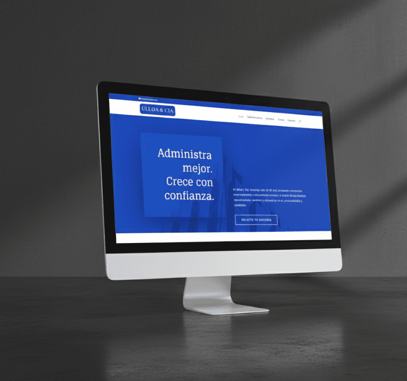 Ulloa y Cía Web Restoration