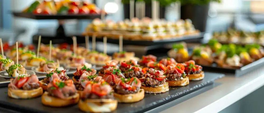 Servicio de catering profesional para eventos corporativos – gestión B2B digital