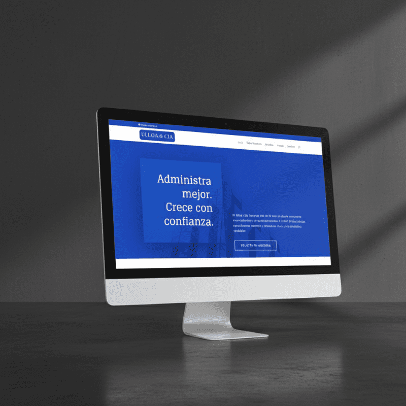 Renovación de Marca y Estrategia Digital para consultora contable Ulloa y Cia